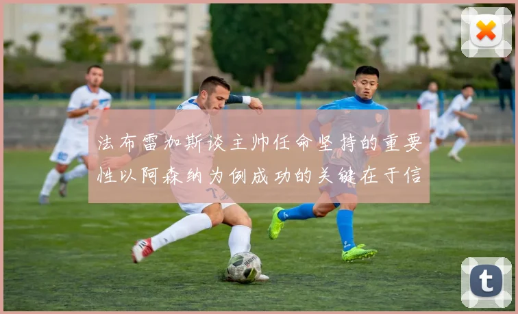 法布雷加斯谈主帅任命坚持的重要性以阿森纳为例成功的关键在于信任与耐心